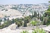 Jeruzalém  - pohled na kostel Máři Magdalény a Dominus Flevit