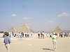 Káhira - Gíza - vyhlídka na pyramidy